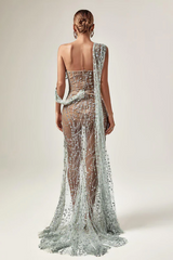 Bailee Split Sequin Maxi Dress | Dress In Beauty