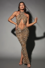 Peyton Sequin Leopard Printed Maxi Dress | Dress In Beauty