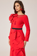 Farein Applique Detail Gown | Dress In Beauty