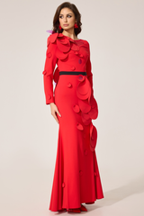 Farein Applique Detail Gown | Dress In Beauty