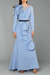 Farein Applique Detail Gown | Dress In Beauty
