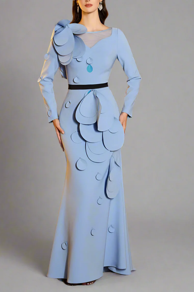 Farein Applique Detail Gown | Dress In Beauty