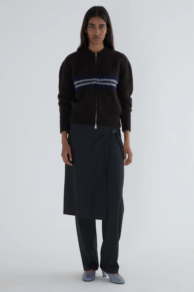 Paloma Wool Striped Zip Knitwear | Dress In Beauty