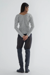 Paloma Wool Vita V Neck Ribbed Sweater | Dress In Beauty