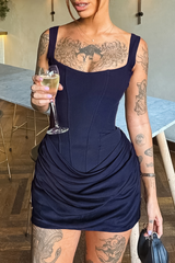 Orchidée Draped Corset Mini Dress | Dress In Beauty
