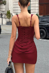 Orchidée Draped Corset Mini Dress | Dress In Beauty