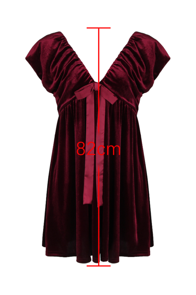 Endless Rose Velvet Bow Mini Dress | Dress In Beauty