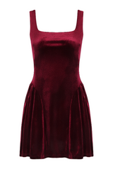 Midnight In Paris Velvet Mini Dress | Dress In Beauty