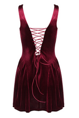 Midnight In Paris Velvet Mini Dress | Dress In Beauty