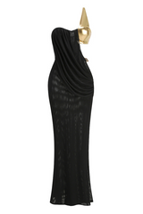 One Shoulder Draped Maxi Dress | Dress In Beauty
