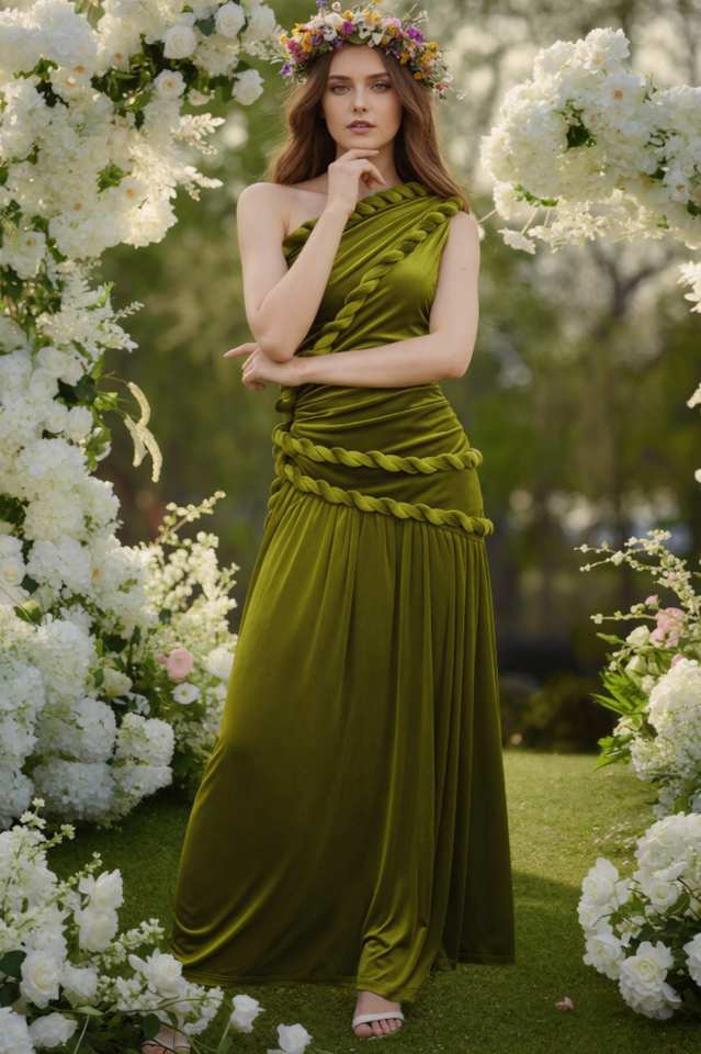 Agrippa One Shoulder Split Maxi Dress | Dress In Beauty