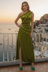 Agrippa One Shoulder Split Maxi Dress | Dress In Beauty