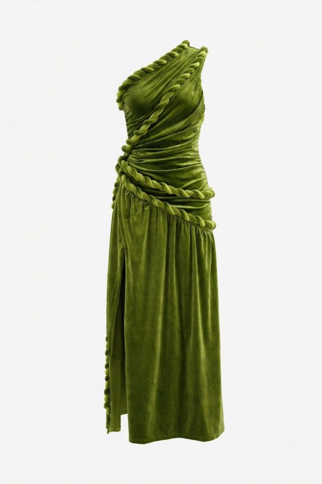 Agrippa One Shoulder Split Maxi Dress | Dress In Beauty
