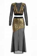 Sequin Mesh Mimicry Set | Dress In Beauty