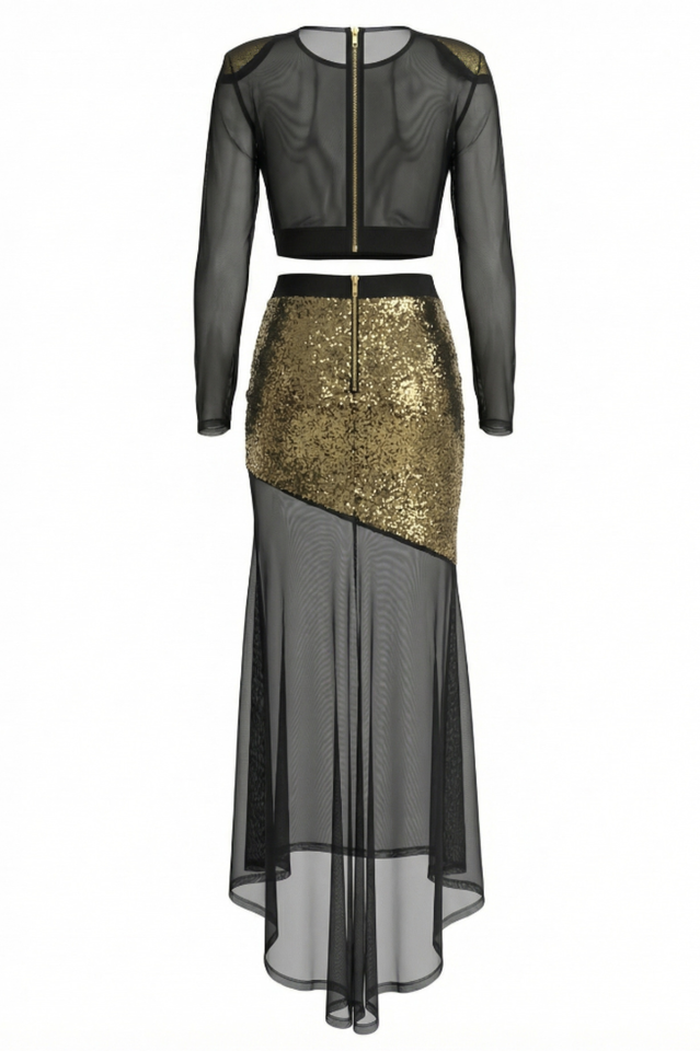 Sequin Mesh Mimicry Set | Dress In Beauty