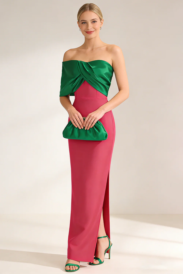 One shoulder Column Maxi Dress | Dress In Beauty