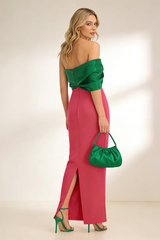 One shoulder Column Maxi Dress | Dress In Beauty