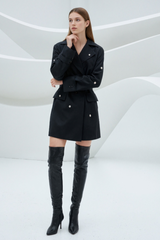 Long Sleeve Embellished Belted Jacket | Dress In Beauty