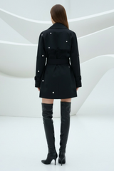 Long Sleeve Embellished Belted Jacket | Dress In Beauty
