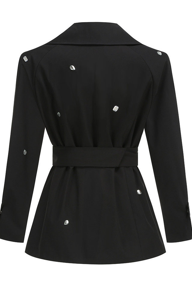 Long Sleeve Embellished Belted Jacket | Dress In Beauty