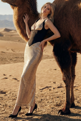 Syvion Sequin Split Maxi Dress | Dress In Beauty