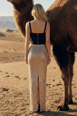 Syvion Sequin Split Maxi Dress | Dress In Beauty