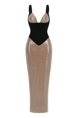 Syvion Sequin Split Maxi Dress | Dress In Beauty