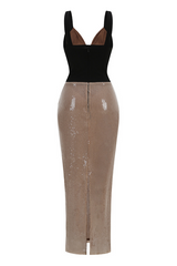 Syvion Sequin Split Maxi Dress | Dress In Beauty