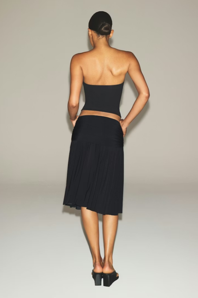 SKIMS Milky Sheer Midi Skirt | Dress In Beauty