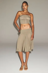 SKIMS Milky Sheer Midi Skirt | Dress In Beauty
