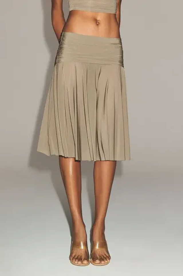 SKIMS Milky Sheer Midi Skirt | Dress In Beauty