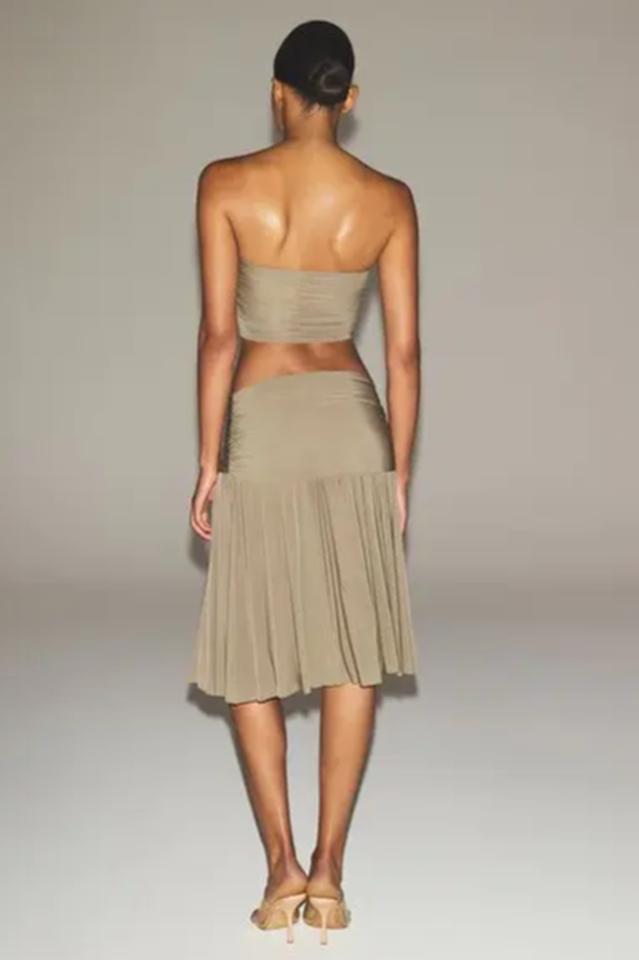 SKIMS Milky Sheer Midi Skirt | Dress In Beauty