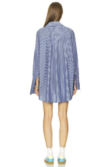Helsa Pinstripe Poplin Oversized Shirt | Dress In Beauty