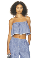 Helsa Pinstripe Poplin Oversized Shirt | Dress In Beauty