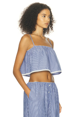 Helsa Pinstripe Poplin Oversized Shirt | Dress In Beauty