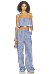Helsa Pinstripe Poplin Oversized Shirt | Dress In Beauty