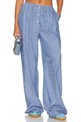 Helsa Pinstripe Poplin Oversized Shirt | Dress In Beauty