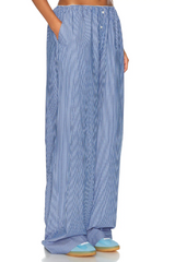Helsa Pinstripe Poplin Oversized Shirt | Dress In Beauty