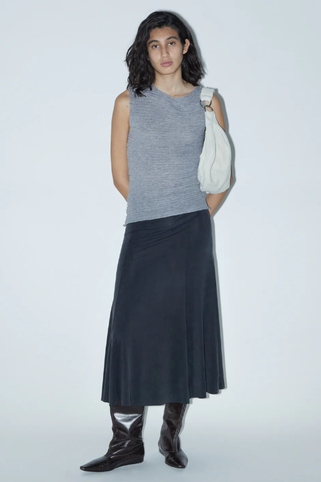 Paloma Wool Flared Cupro Skirt | Dress In Beauty