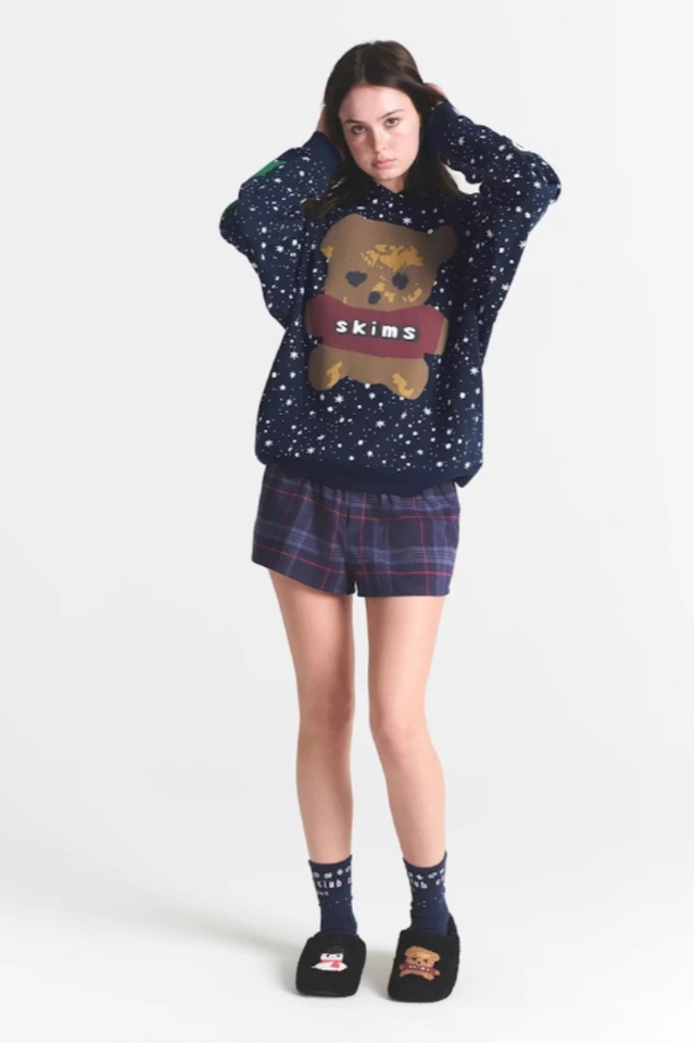 Skims X Cpfm Cotton Fleece Classic Hoodie | Dress In Beauty