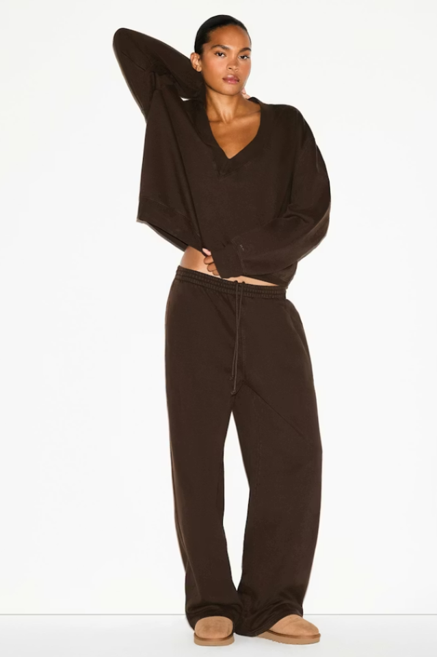 Skims Oversized V Neck Pullover | Dress In Beauty