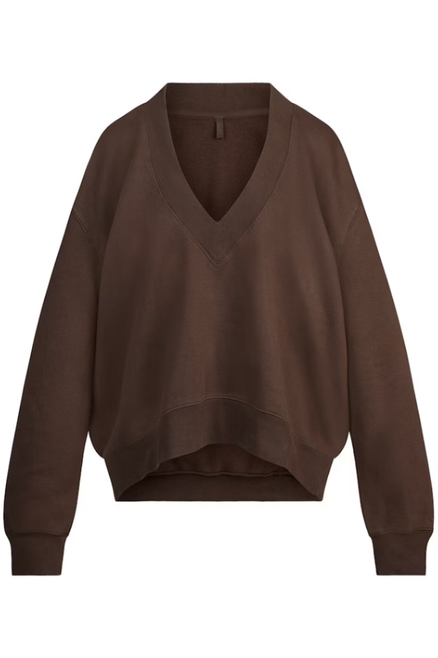 Skims Oversized V Neck Pullover | Dress In Beauty