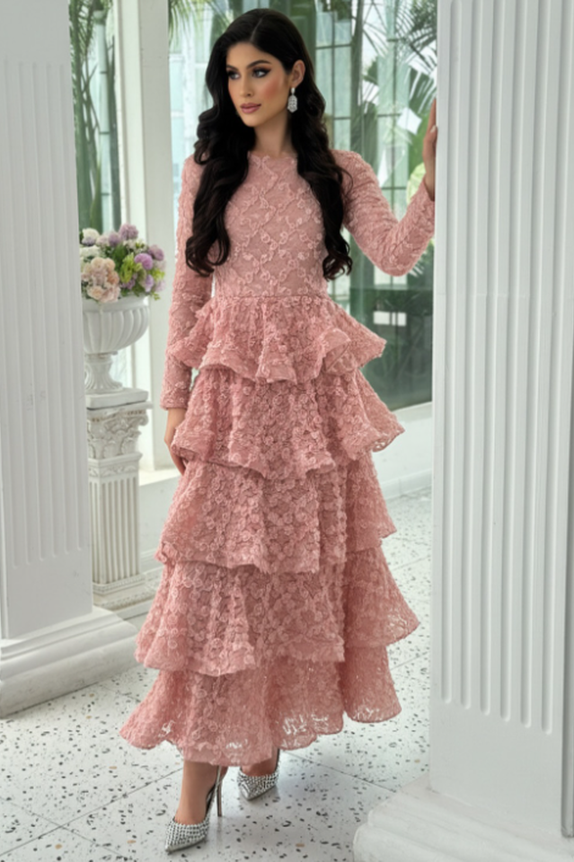 Guinevere Black Tiered Maxi Dress | Dress In Beauty