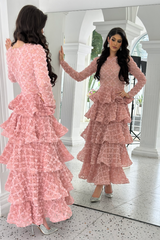 Guinevere Black Tiered Maxi Dress | Dress In Beauty