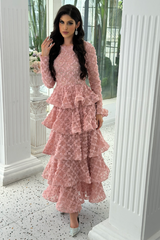 Guinevere Black Tiered Maxi Dress | Dress In Beauty
