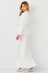 Christine Embroidery Pleated Skirt Set | Dress In Beauty