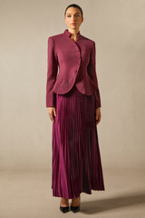 Christine Embroidery Pleated Skirt Set | Dress In Beauty