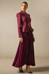 Christine Embroidery Pleated Skirt Set | Dress In Beauty