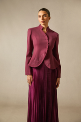 Christine Embroidery Pleated Skirt Set | Dress In Beauty