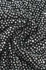 Pure Black Blazer & Rhinestone Pants Set | Dress In Beauty